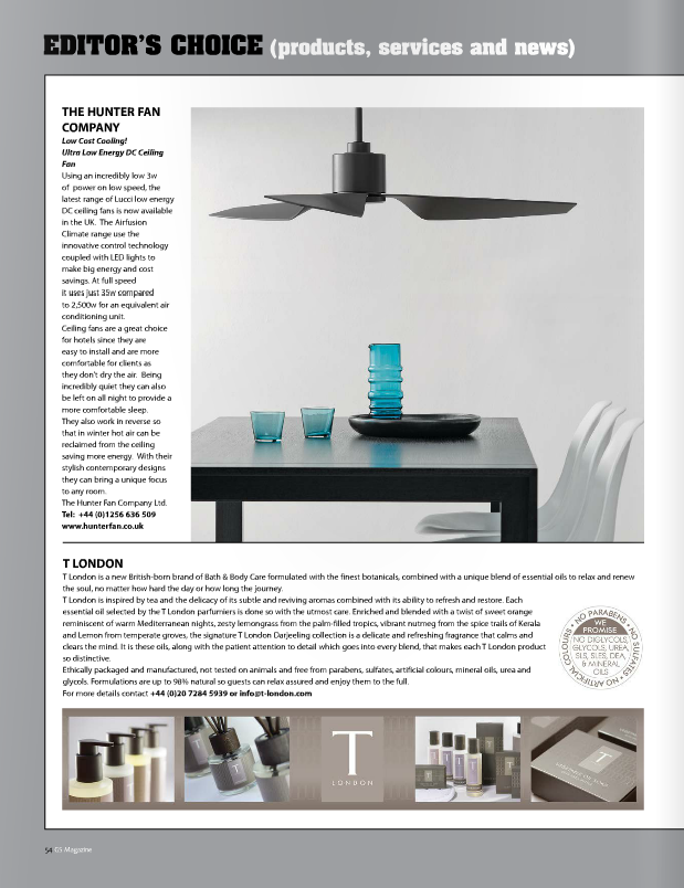 GS Magazine Editors choice