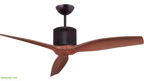 MrKen 3D Solid Wood Designer Low Energy DC Ceiling Fan - 52"/132cm, Lifetime Warranty - old