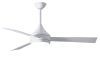 Donaire ceiling fan in Gloss White with Gloss White blades manufactured by Matthews Fan Company.
