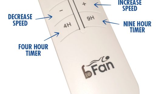 The bFan Bed Fan - Stop Night Sweats 