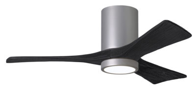 Matthews Irene 3H Hugger with LED Light 42",52",60"- Low Energy DC Ceiling Fan, with Remote, Lifetime Warranty