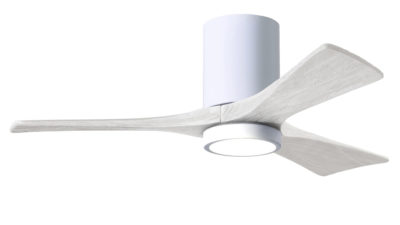 Matthews Irene 3H Hugger with LED Light 42",52",60"- Low Energy DC Ceiling Fan, with Remote, Lifetime Warranty