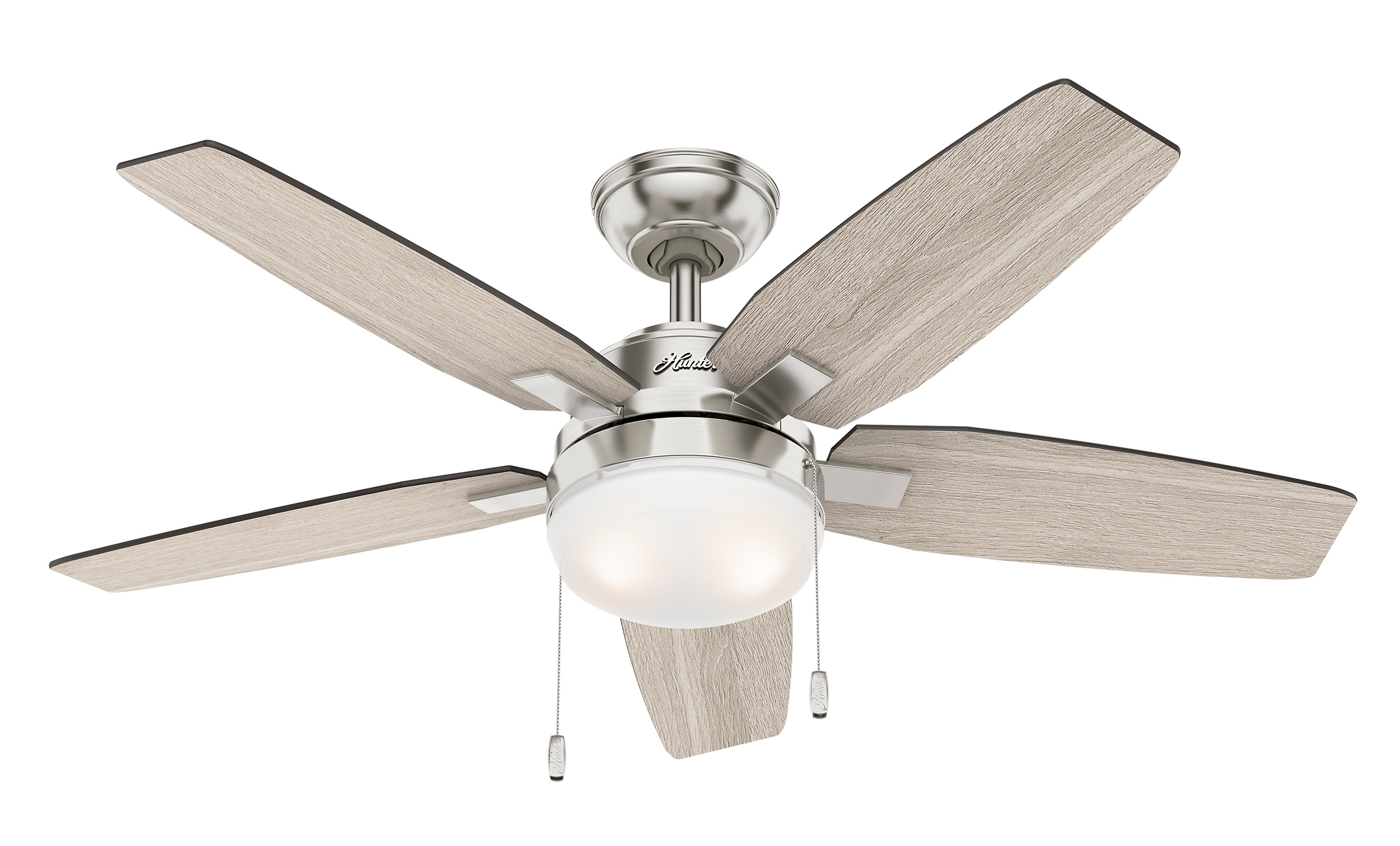 Hunter Arcot Ceiling Fan With Light 117cm 46 Brushed Nickel