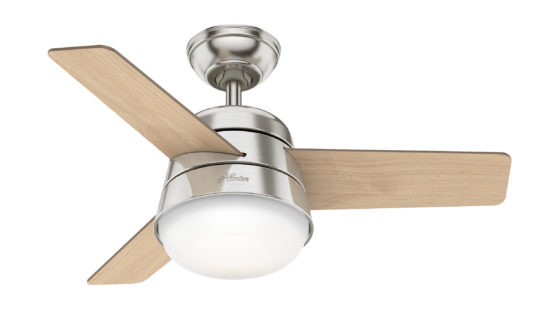 Hunter Finley Ceiling Fan With Light 36 91cm Brushed Nickel 20 Year Warranty Hunter Finley Ceiling Fan With Light 36, Hunter Ceiling Fans Canada Warranty