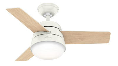 Hunter Finley Ceiling Fan with Light 91cm/36" Brushed Nickel
