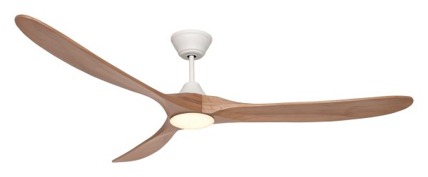 Zephyr Eco Solid Wood Ceiling Fan - 122/152cm with LED Light